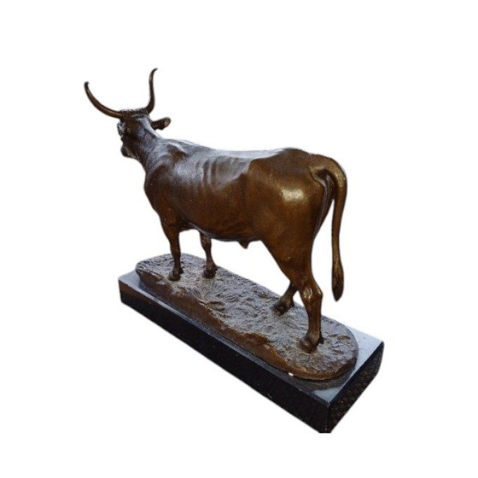 BA22.Bronze sur marbre d'un Taureau