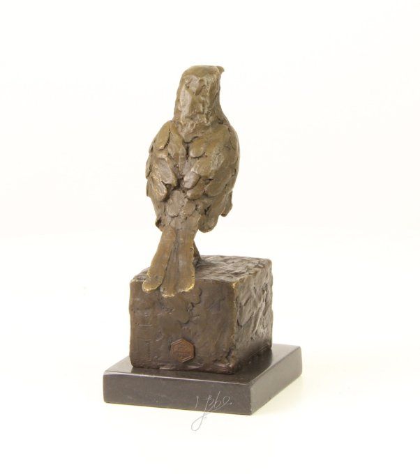 BA10.Bronze sur marbre d'un oiseau