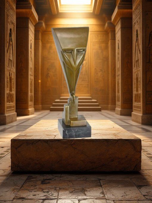 BAD16.Bronze sur marbre d'un hibou art-déco