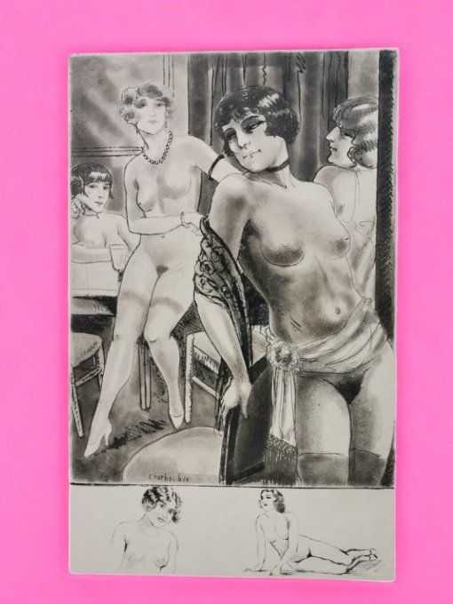 TAE09. Maison close par COURBOULEIX Léon