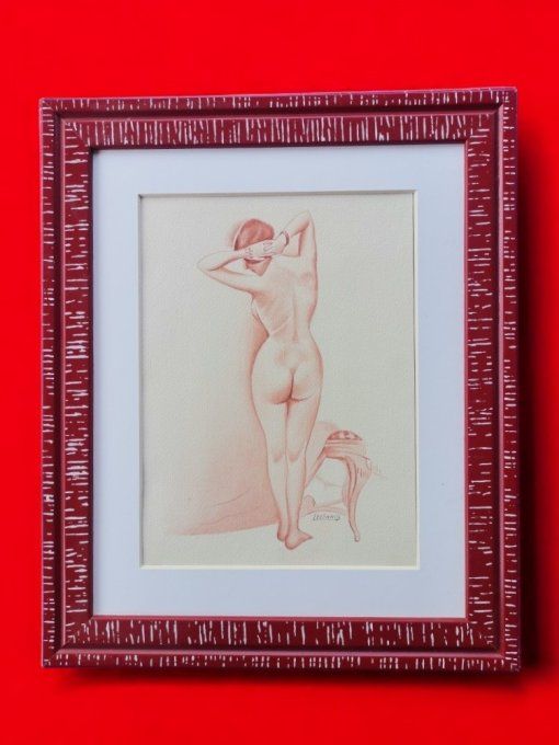 TAE12. Femme nue à la toilette