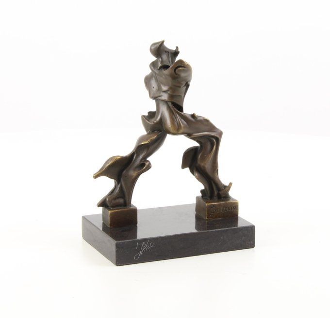 BAD18.Bronze sur marbre d'un Alien