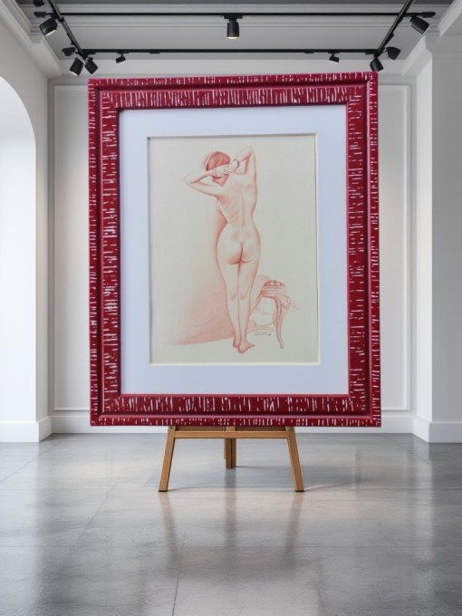 TAE12. Femme nue à la toilette