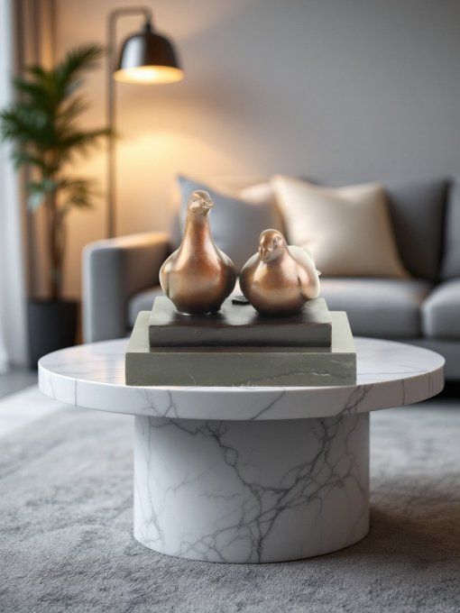 BA06. Bronze sur marbre couple pigeon