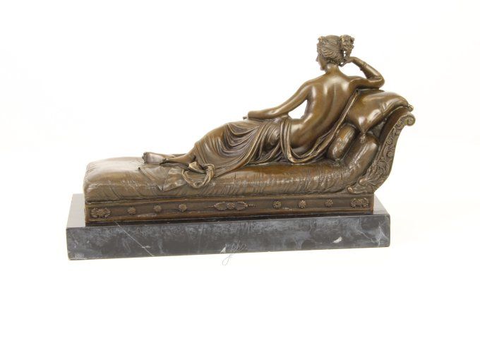 BD.42 Bronze sur marbre Pauline Bonaparte