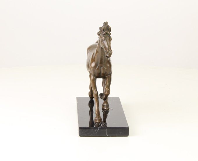 BA21.Bronze sur marbre Cheval Pur sang