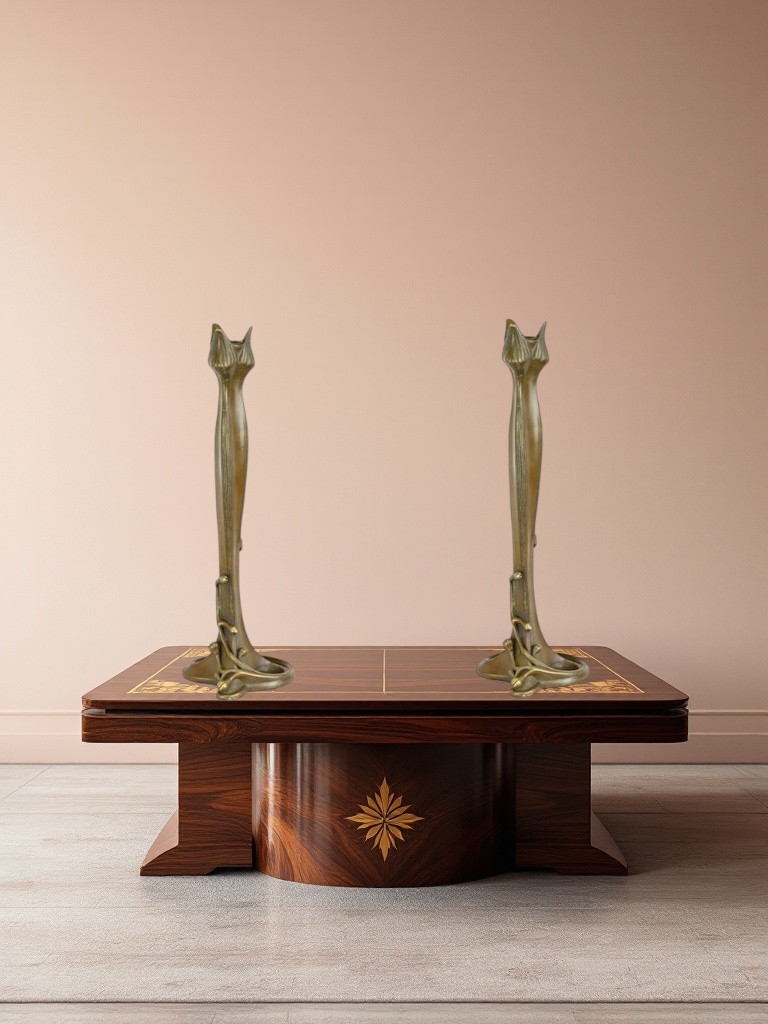 BAD17.Paire de chandeliers Art-Déco