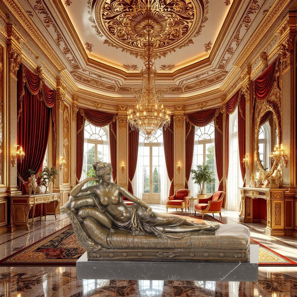 BD.42 Bronze sur marbre Pauline Bonaparte