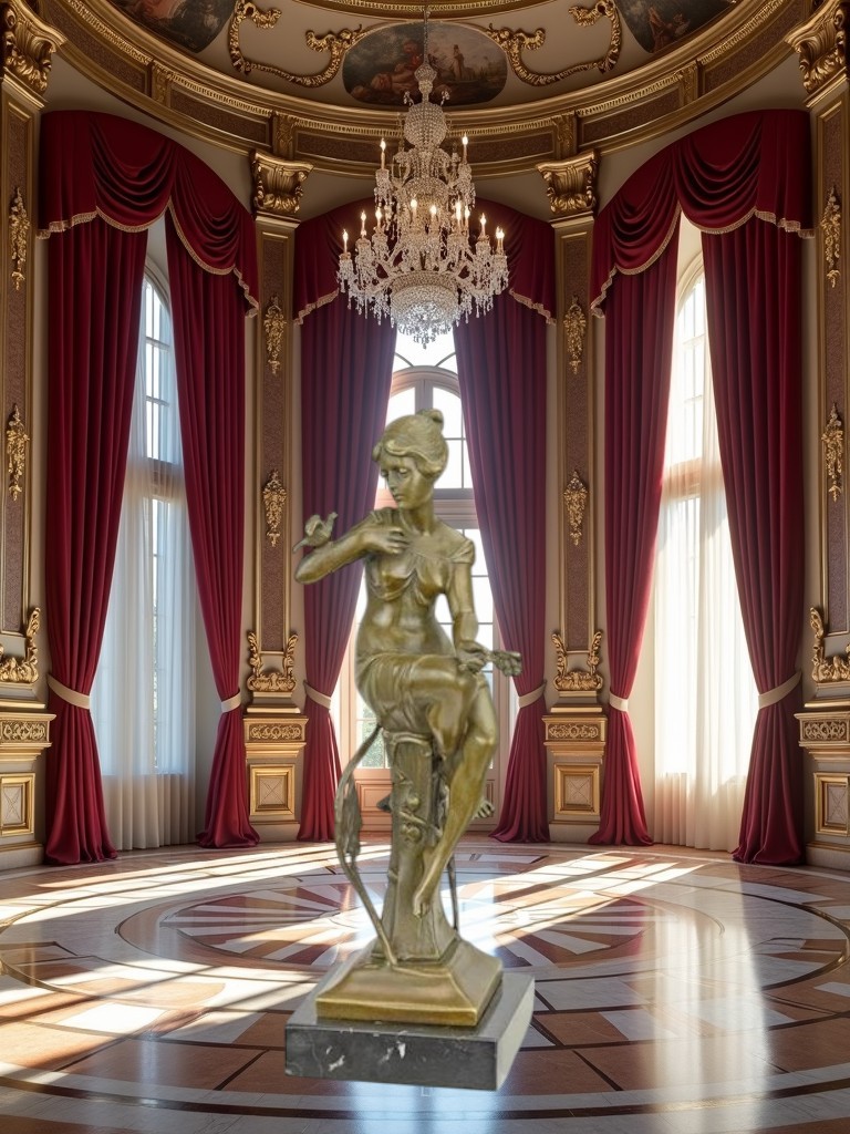 BM02.Bronze sur marbre d'une déesse avec son arc BM02.Bronze sur marbre d'une déesse avec son arc