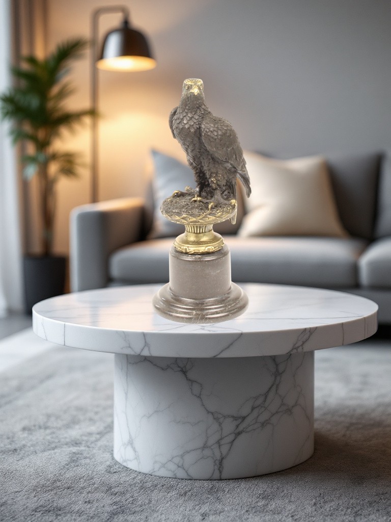 BA20.Bronze sur marbre d'un Aigle