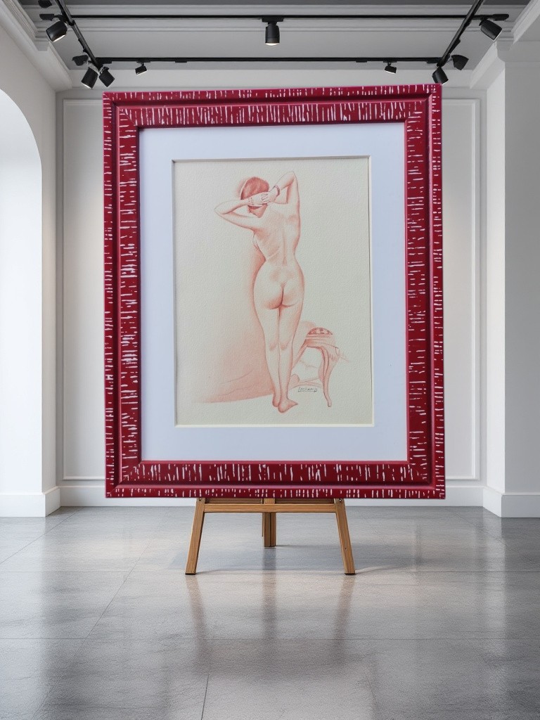 TAE12. Femme nue à la toilette