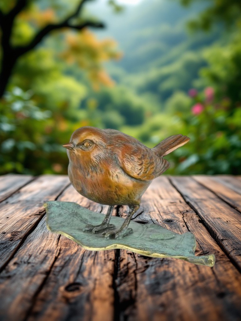 BD38. Bronze d'un petit oiseau
